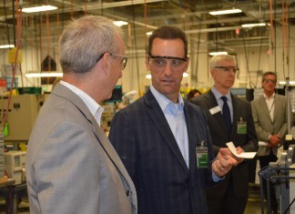 Congressman Steve Knight Tours Meggitt Control Systems