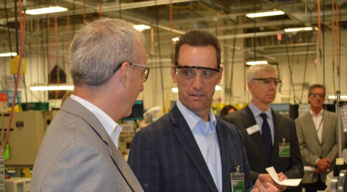Congressman Steve Knight Tours Meggitt Control Systems
