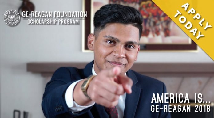 Reagan Presidential Foundation and GE Open Annual College Scholarship Program